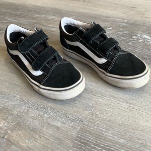 Kids Black Vans Size 3